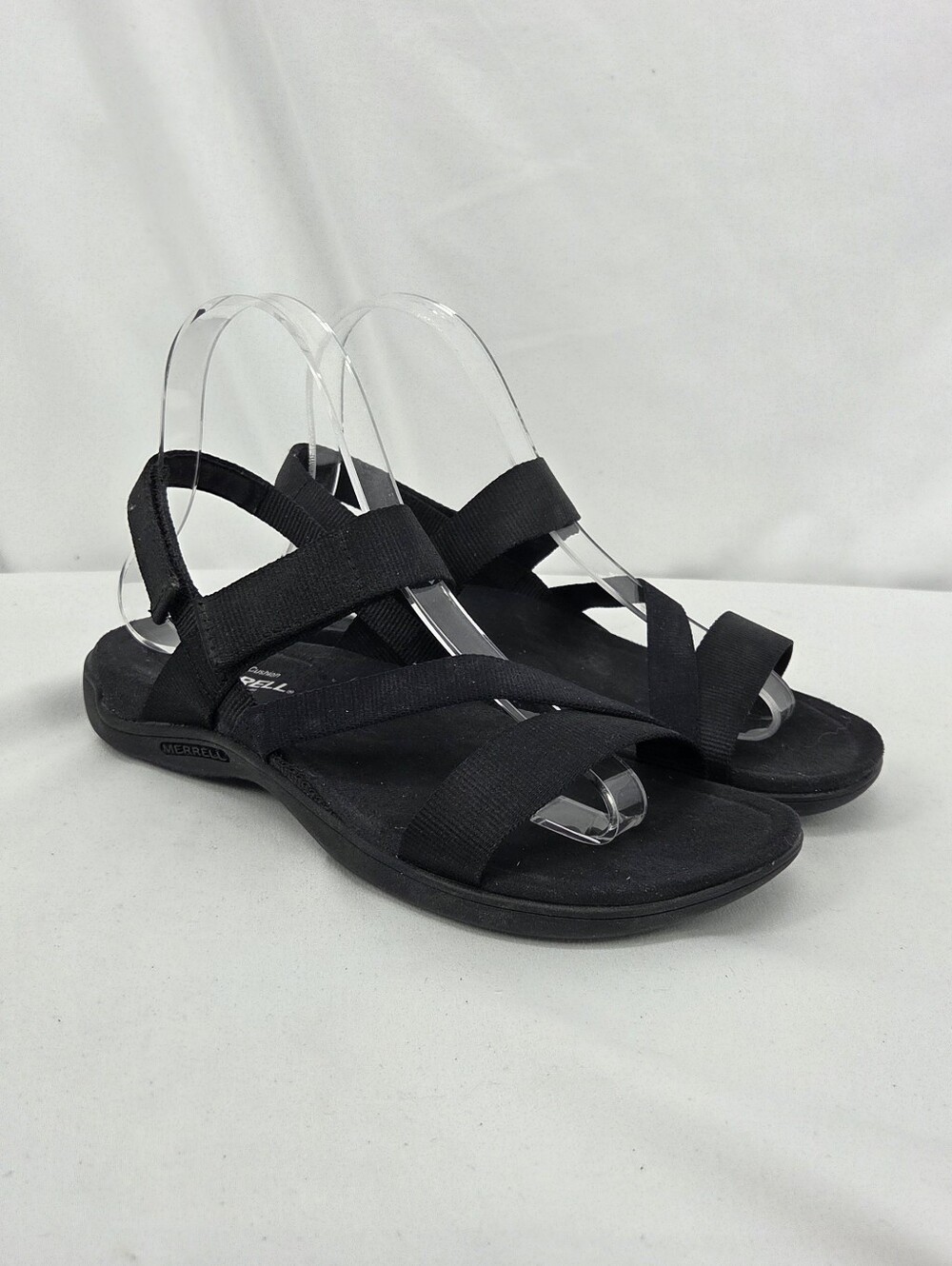 Merrell District 3 Black Slingback Sandal J004690 size 6